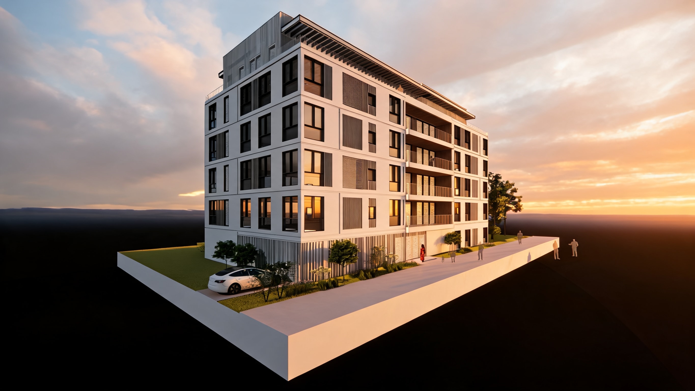 Brodetzky 27 Ramat Aviv, balconies and upper floors